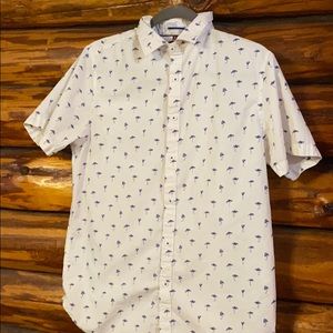 Denim&flowers button down